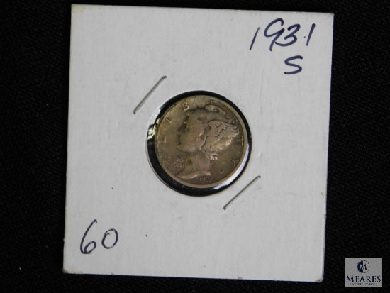 1931-S Mercury Dime