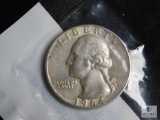 1964-D Washington Silver 25C Average Circulated