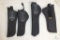 4 Assorted Holsters Fit 4-6 1/2