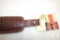 New Hunter leather padded rifle sling with embossed deer.Adjustable length