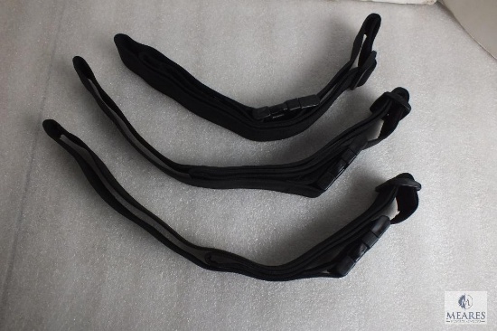 3 new cordura adjustable length holster belts fits 32"-44" waist