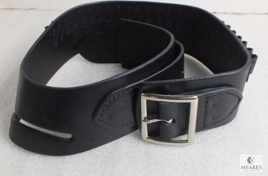 Hunter leather 38 caliber cartridge belt small