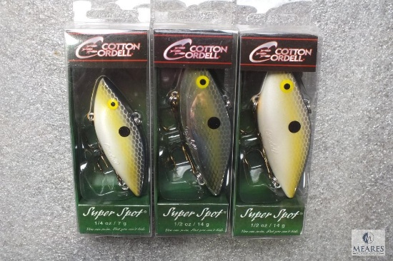 3 new Cotton Cordell Fishing lures