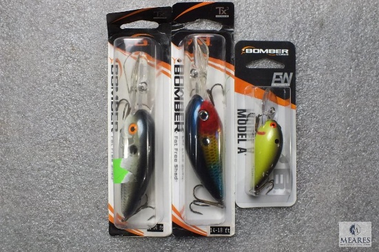 3 new Bomber fishing lures