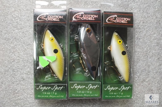 3 new Cotton Cordell fishing lures