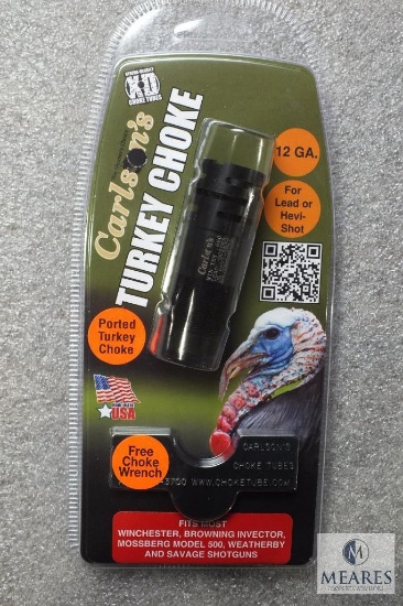 New Carlsons 12 Gauge extended Turkey Choke tube for Winchester, Browning Invector, Mossberg 500
