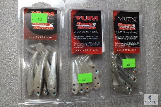 3 packs of new Money Minnows fishing lures