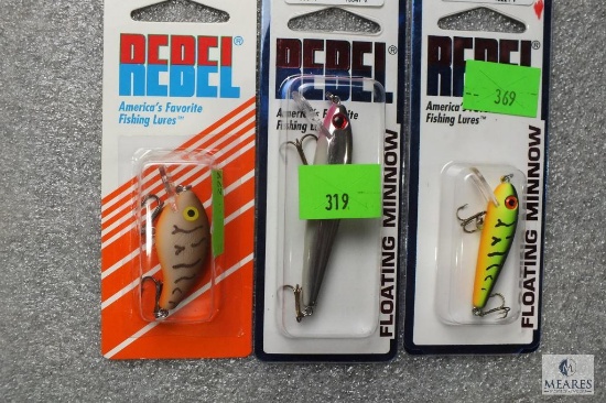 3 new Rebel fishing lures
