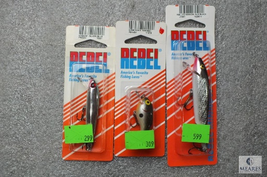 3 new Rebel fishing lures