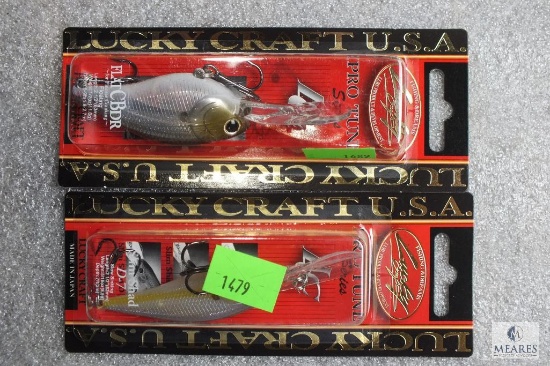 2 New Lucky Craft fishing lures
