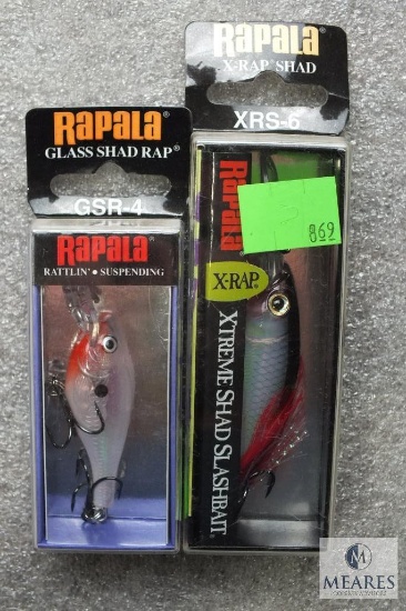 2 New Rapala fishing lures