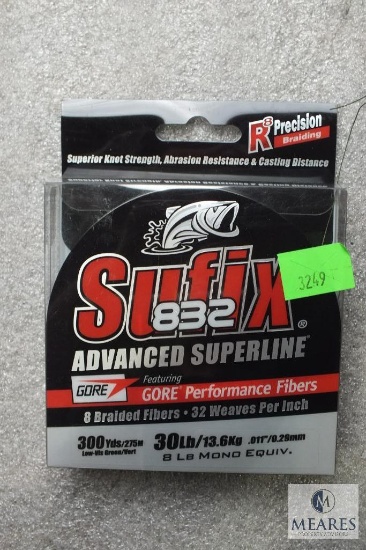 Suffix 832 Advanced Superline 30 Lb braided fishing line 300 yards