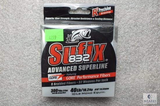 Suffic 832 Advanced Superline 40 Lb braided fishing line 300 Yards