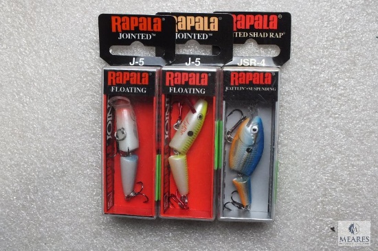 3 new Rapala fishing lures