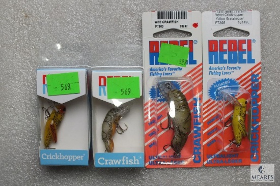 4 new Rebel fishing lures