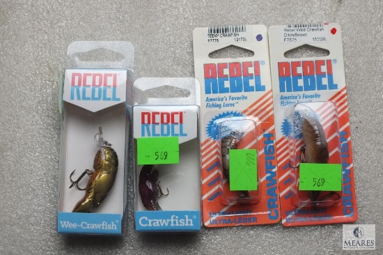 4 new Rebel fishing lures