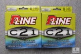 2 packs 8 pound fishing line 300 yards each