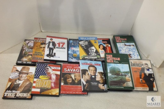Lot of Mixture of VHS, DVDS