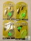 Lot 4 New Booyah Spinner Blade Fishing Lures