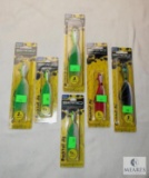 Lot 6 New Assorted SPRO Bucktail Jig Fishing Lures