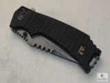 New US Army Spring Assist Tactical large Tanto Folder Knife w/ Belt Clip