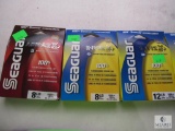 Lot 5 Packs Seaguar Fishing Line Variety of Pound sizes