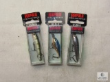 Lot 3 New Rapala Fishing Lures