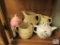 Lot 6 Teapots / Tea Pitchers 1 labeled McCoy Pottery or Ceramic