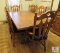 Dining Room Wood Table Set with 6 Chairs