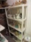 Plastic Shelf with Porcelain / Ceramic / Resin Figurines, Vases, Teapots, & Decorations