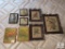 Lot Vintage Wood Plaque Pictures and Framed Bird Prints