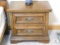 2 drawer nightstand wood laminate