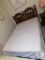 Wood laminate Full size bed headboard & Frame