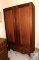 Large antique pinewood Wardrobe double door