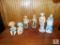 Lot 6 Ceramic People figurines