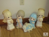 Set Precious Moments Manger Figurines