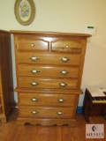 Oakwood Furniture 2 over 5 Highboy Chest of Drawers