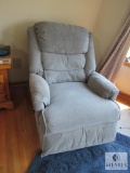 Blue Recliner Rocking Chair