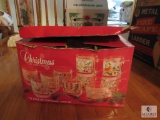 Set 12 Days of Christmas Glasses in original box