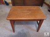 Vintage wood Large Stool / Table