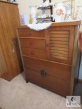 3 over 2 Chest of Drawers with hat storage