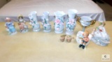 Lot porcelain Victorian Vases and figurines