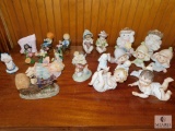 Lot of cherub and angel & baby figurines