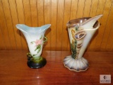 Lot 2 Hull Pottery Vases