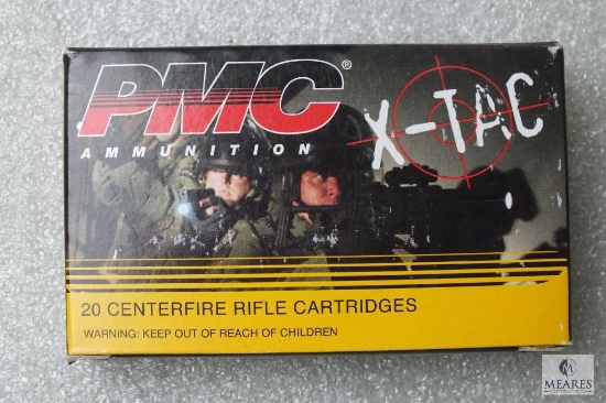 20 Centerfire Cartridges PMC Ammunition X-Tac 5.56 NATO 62 Grain Green Tip-LAP