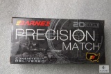 20 Centerfire Rifle Cartridges Barnes Precision Match Ammunition 5.56x45mm 85 Grain OTM BT