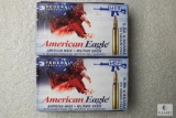 40 Rounds Federal Ammunition 5.56 x45mm Ammo 56 Grain FMJ Ammunition (2 boxes of 20 each)