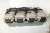 4 Plastic Ammo Crates inside of Plastic MTM Case Guard