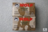 40 Cartridges Wolf Military Classic Non-Corrosive Berdan Primed .308 Win 145 Grain FMJ (2 boxes of