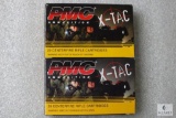 40 Centerfire Cartridges PMC Ammunition X-TAC 5.56 NATO 62 Grain Green Tip-LAP (2 boxes of 20